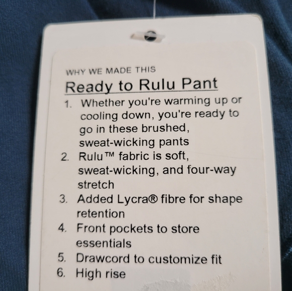 Lululemon Ready To Rulu. Gorgeous Night Diver - Picture 2 of 6